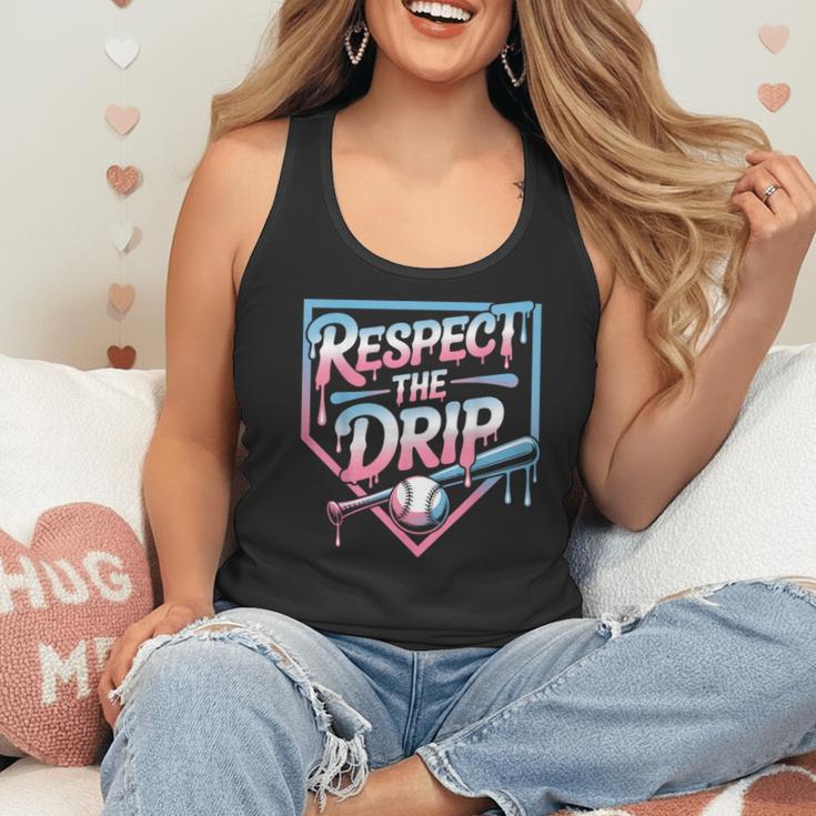 Respect The Drip Baseball Player Flowy Tank Respect The Drip Baseball Player Flowy Tank