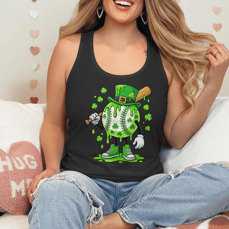 St Patricks Day Shamrock Baseball Drip Icecream Irish Boys Flowy Tank St Patricks Day Shamrock Baseball Drip Icecream Irish Boys Flowy Tank