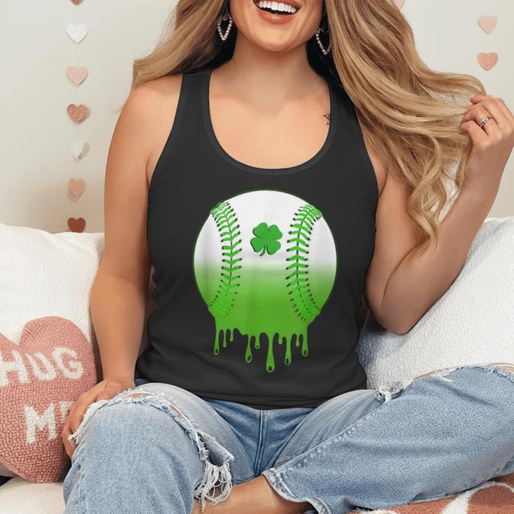 St Patricks Day Shamrock Baseball Irish Boys Kids Men Flowy Tank