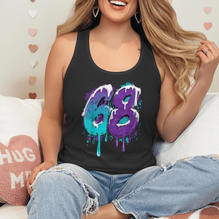 Vintage Baseball 68 Number Flowy Tank