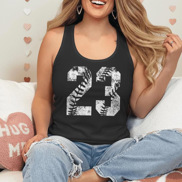 Vintage Baseball Number 23 Jersey Player Uniform Flowy Tank