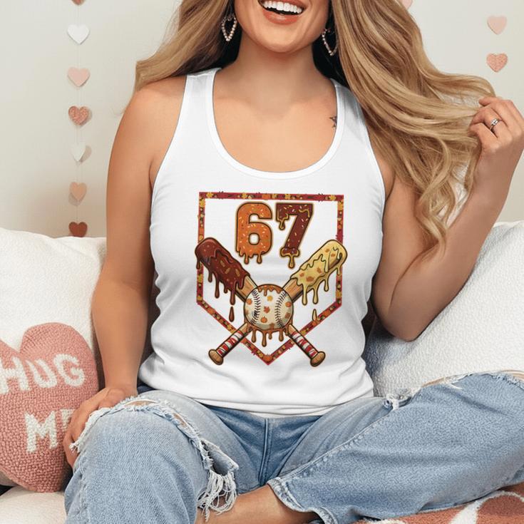 67 Baseball Drip Thanksgiving Six Seven Boys Teens Kids Flowy Tank 67 Baseball Drip Thanksgiving Six Seven Boys Teens Kids Flowy Tank
