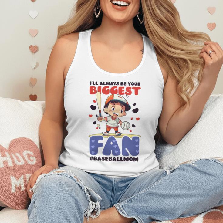 Always Your Biggest Fan Baseball Mom Flowy Tank Always Your Biggest Fan Baseball Mom Flowy Tank