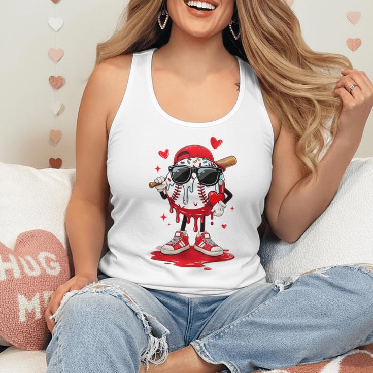 Baseball Drip Ice Cream Sunglasses Boys Youth Kids Valentine Flowy Tank Baseball Drip Ice Cream Sunglasses Boys Youth Kids Valentine Flowy Tank