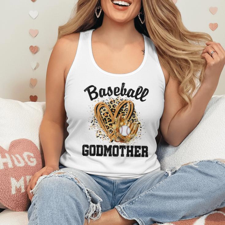 Baseball Godmother Leopard Heart Baseball Mom Game Day Flowy Tank Baseball Godmother Leopard Heart Baseball Mom Game Day Flowy Tank