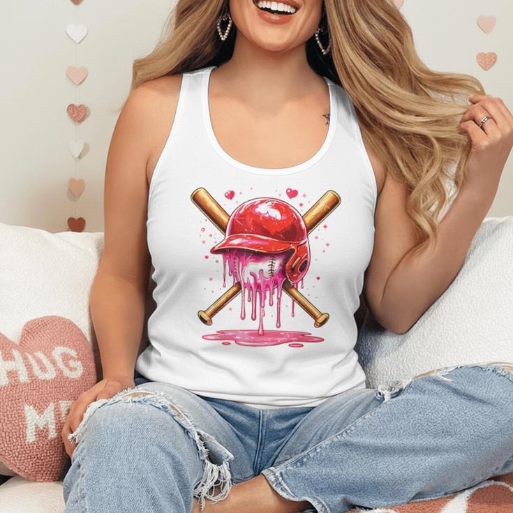 Boys Valentine Day Baseball Helmet Drip Ice-Cream Youth Kids Flowy Tank Boys Valentine Day Baseball Helmet Drip Ice-Cream Youth Kids Flowy Tank