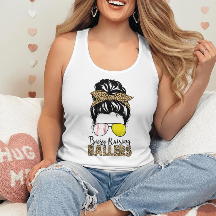 Busy Raising Ballers Tennis Baseball Mom Messy Bun Leopard Flowy Tank Busy Raising Ballers Tennis Baseball Mom Messy Bun Leopard Flowy Tank