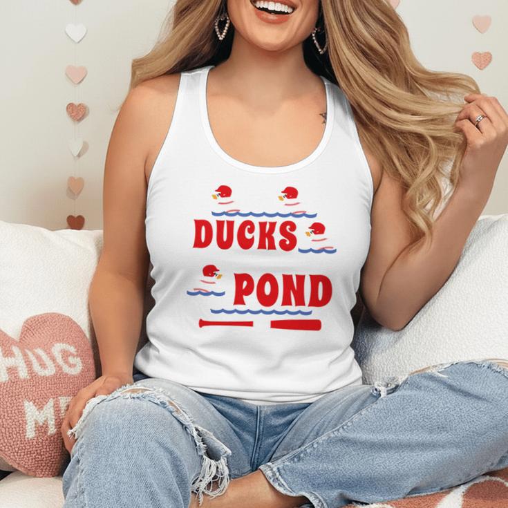Cute Ducks On The Pond Cute Baseball Mom T-Shirt Flowy Tank Cute Ducks On The Pond Cute Baseball Mom T-Shirt Flowy Tank