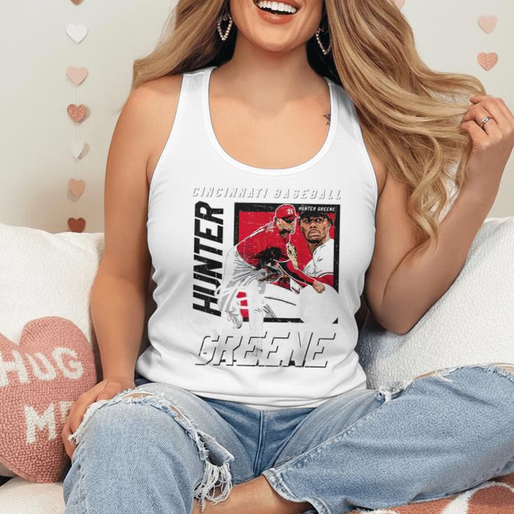 Hunter Greene Cincinnati MLB Baseball Players MLBHGR203M Flowy Tank Hunter Greene Cincinnati MLB Baseball Players MLBHGR203M Flowy Tank