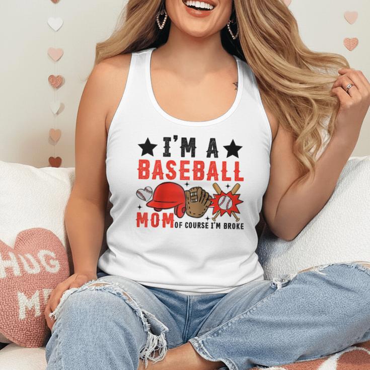 I'm A Baseball Mom Of Course I'm Broke Raglan Baseball Tee Flowy Tank I'm A Baseball Mom Of Course I'm Broke Raglan Baseball Tee Flowy Tank