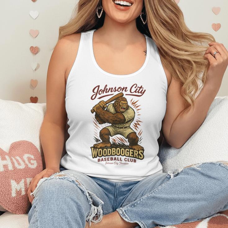 Johnson City Woodboogers Retro Baseball Club Flowy Tank Johnson City Woodboogers Retro Baseball Club Flowy Tank