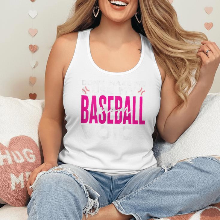 Mothers Don'T Make Me Use My Baseball Mom Voice Flowy Tank