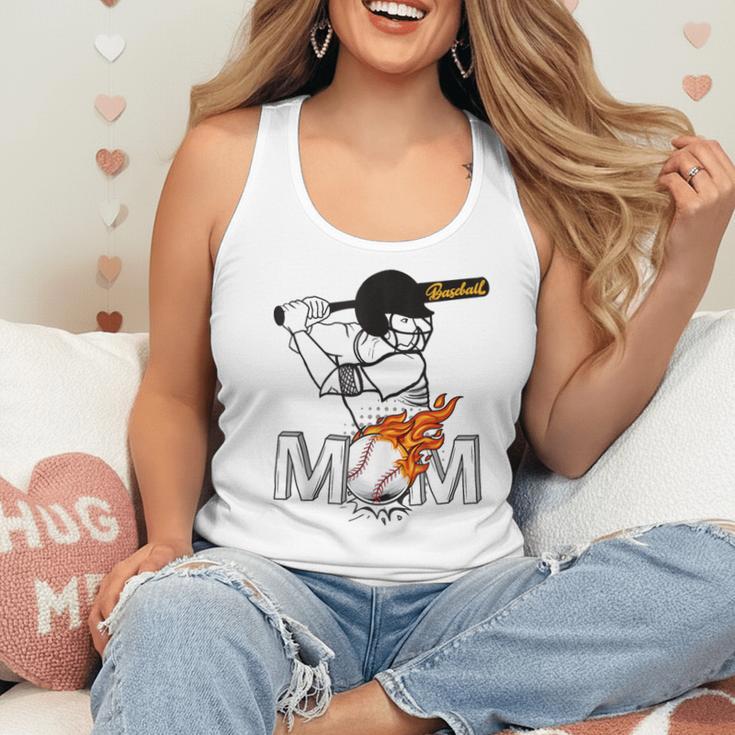 Proud Baseball MOM Sports & Softball Nostalgia Flowy Tank