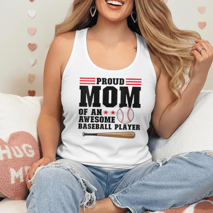 Proud Mom Of An Awesome Baseball Player Baseball Mom Flowy Tank Proud Mom Of An Awesome Baseball Player Baseball Mom Flowy Tank