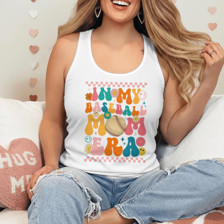 Retro Groovy In My Baseball Mom Era Happy Women Premium Flowy Tank Retro Groovy In My Baseball Mom Era Happy Women Premium Flowy Tank