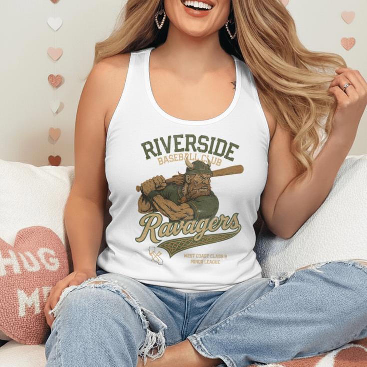 Riverside Ravagers Retro Minor League Baseball Flowy Tank