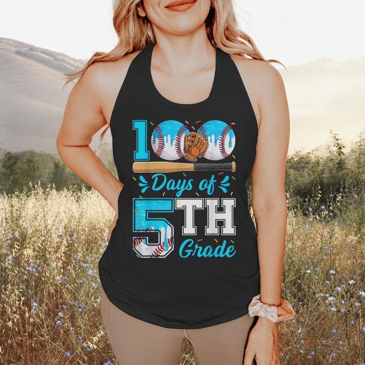 100 Days Of 5th Grade Baseball 100th Day Of School Boys Kids Flowy Tank 100 Days Of 5th Grade Baseball 100th Day Of School Boys Kids Flowy Tank