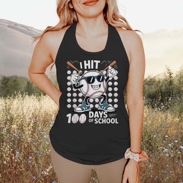 100 Days Of School Baseball Bat 100th Day Of School Flowy Tank 100 Days Of School Baseball Bat 100th Day Of School Flowy Tank