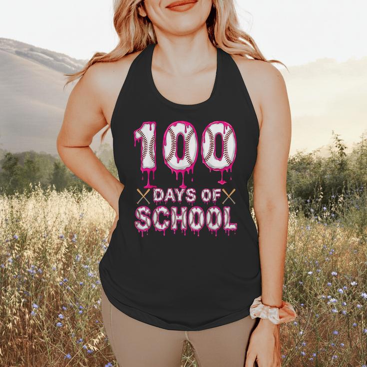 100 Days Of School Baseball Ice Cream Drip 100th Day Boys Flowy Tank 100 Days Of School Baseball Ice Cream Drip 100th Day Boys Flowy Tank