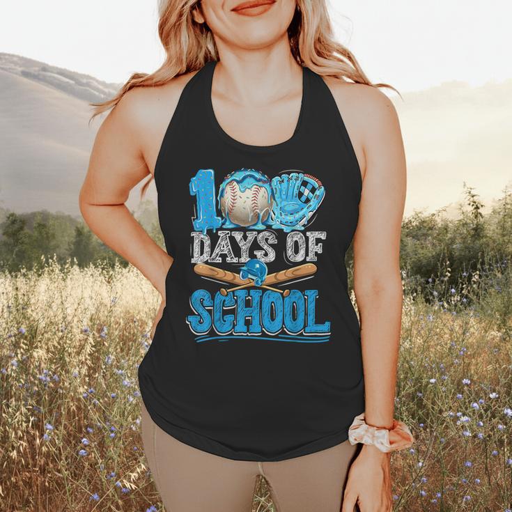 100 Days Of School Baseball Ice Cream Drip Student Kids Boys Flowy Tank 100 Days Of School Baseball Ice Cream Drip Student Kids Boys Flowy Tank