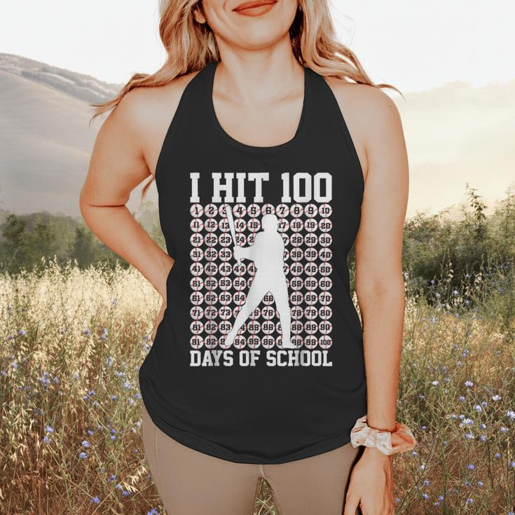 100 Days Of School Boys Kids 100th Day Balls For Baseball Flowy Tank