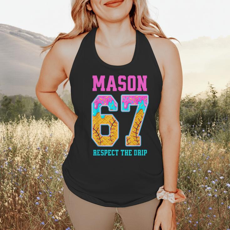 6 7 Mason Baseball Drip Flowy Tank
