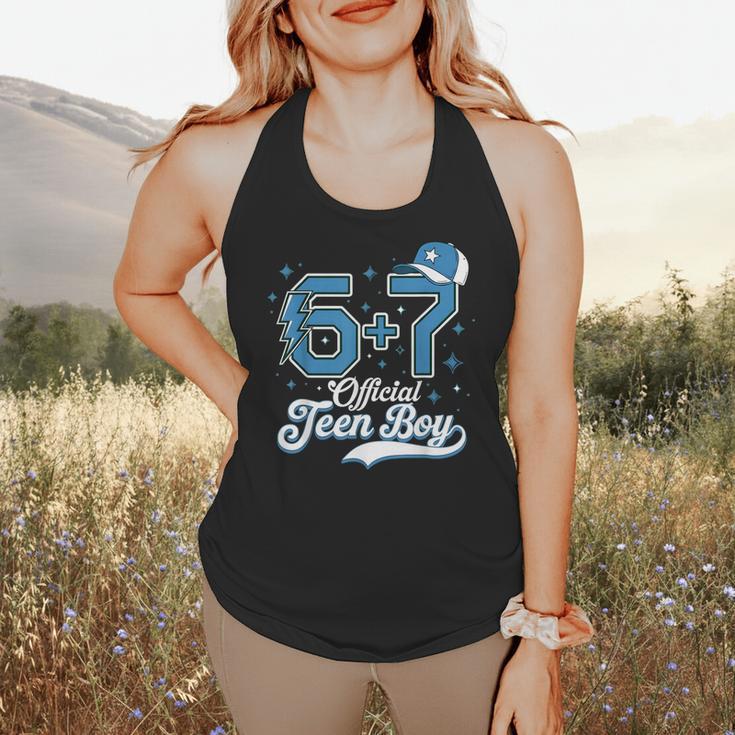 6 7 Meme Official Teenager 13th Birthday Baseball Boy Flowy Tank 6 7 Meme Official Teenager 13th Birthday Baseball Boy Flowy Tank