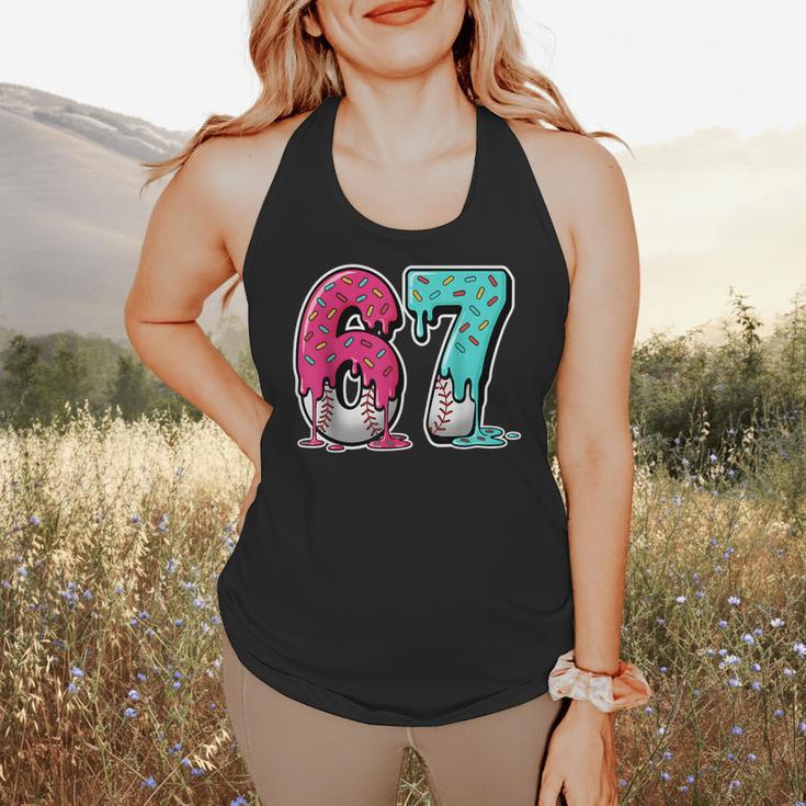 67 Ice Cream Drip Baseball Gen Alpha Slang Six Seven Meme Flowy Tank 67 Ice Cream Drip Baseball Gen Alpha Slang Six Seven Meme Flowy Tank