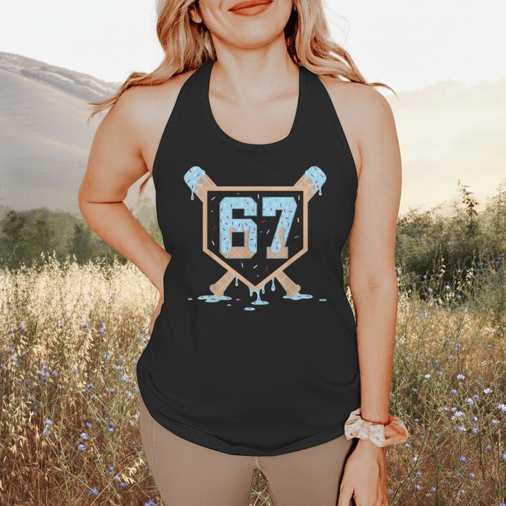 67 Ice Cream Drip Baseball Meme Six Seven Gen Alpha Flowy Tank 67 Ice Cream Drip Baseball Meme Six Seven Gen Alpha Flowy Tank