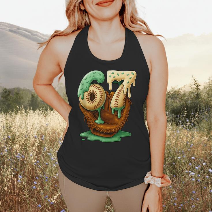 67 Ice Cream Drip Six Seven Baseball Flowy Tank