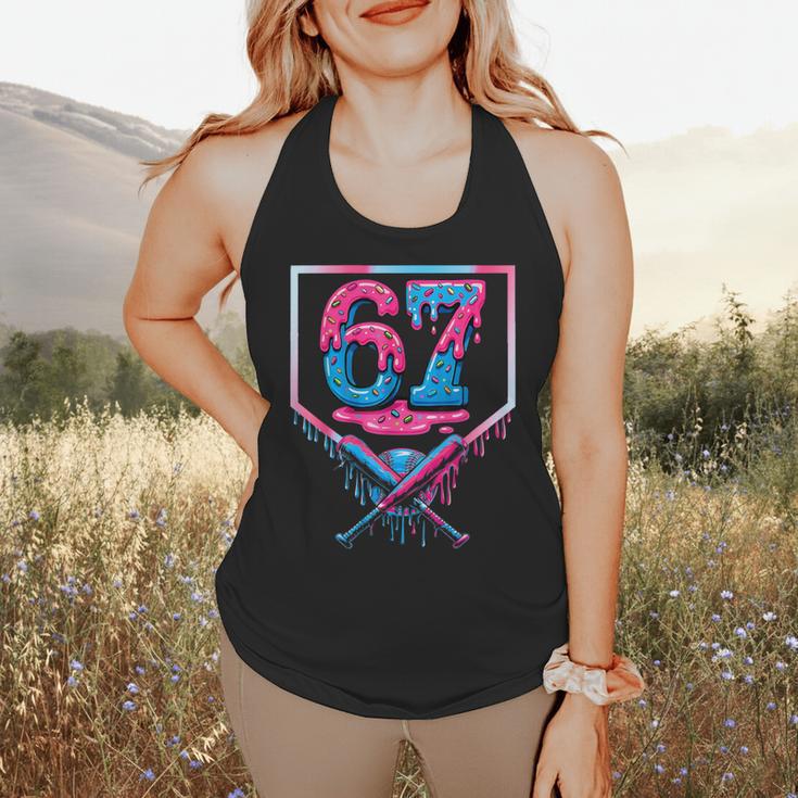 67 Six Seven Baseball Ice Cream Drip Cool Meme 67 Flowy Tank 67 Six Seven Baseball Ice Cream Drip Cool Meme 67 Flowy Tank