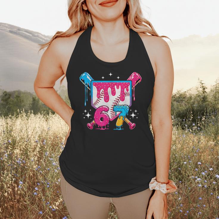 67 Six Seven Ice Cream Drip Baseball Boys Youth Flowy Tank