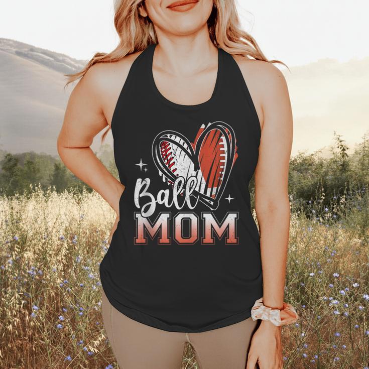 Ball Mom Football Baseball Mom Flowy Tank