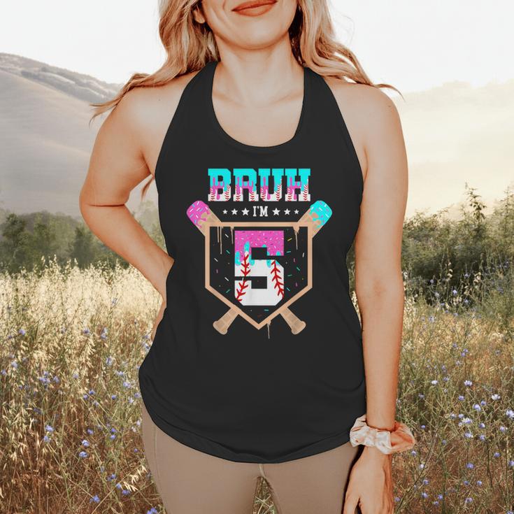 Baseball 5 Year Old Ice Cream Drip 5th Birthday Boys Player Flowy Tank Baseball 5 Year Old Ice Cream Drip 5th Birthday Boys Player Flowy Tank
