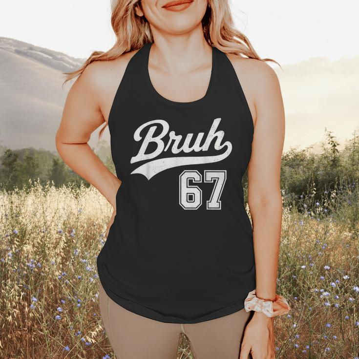 Baseball 6 7 Bruh Number 67 Six Seven Meme Boys Kids Flowy Tank Baseball 6 7 Bruh Number 67 Six Seven Meme Boys Kids Flowy Tank