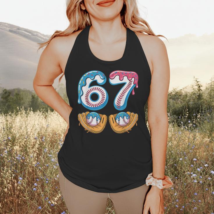 Baseball 67 Ice Cream Drip 67 Meme Player T-Shirt Flowy Tank Baseball 67 Ice Cream Drip 67 Meme Player T-Shirt Flowy Tank