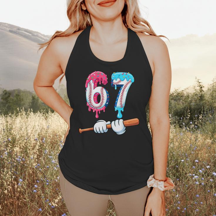 Baseball 67 Ice Cream Drip Six Seven Boys Flowy Tank Baseball 67 Ice Cream Drip Six Seven Boys Flowy Tank