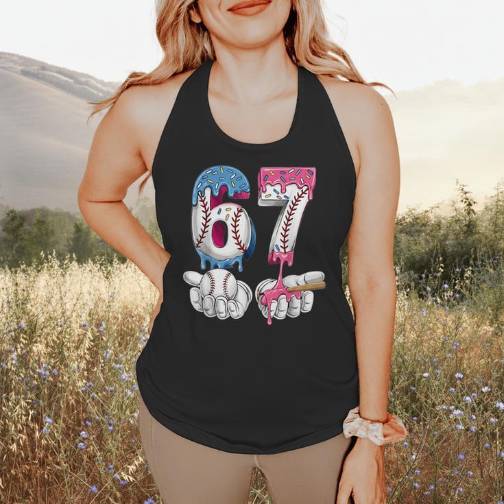Baseball 67 Ice Cream Drip Six Seven Boys Girls Meme Flowy Tank Baseball 67 Ice Cream Drip Six Seven Boys Girls Meme Flowy Tank