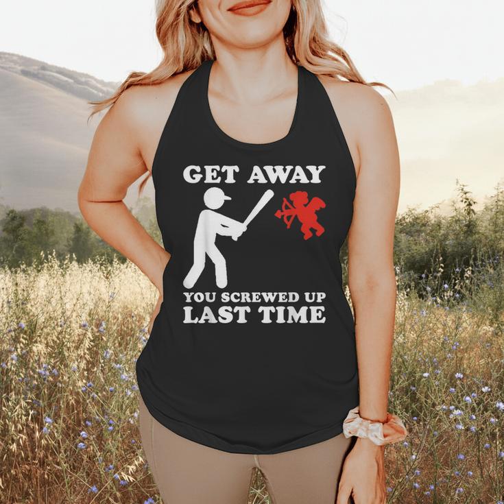 Baseball Anti Valentine Humor Cupid Joke Men Women Flowy Tank Baseball Anti Valentine Humor Cupid Joke Men Women Flowy Tank
