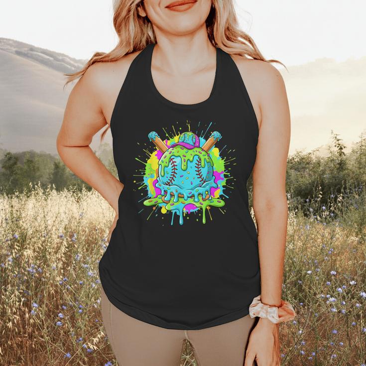 Baseball Drip For Boys Ice Cream Drip Youth Boys Baseball Flowy Tank Baseball Drip For Boys Ice Cream Drip Youth Boys Baseball Flowy Tank