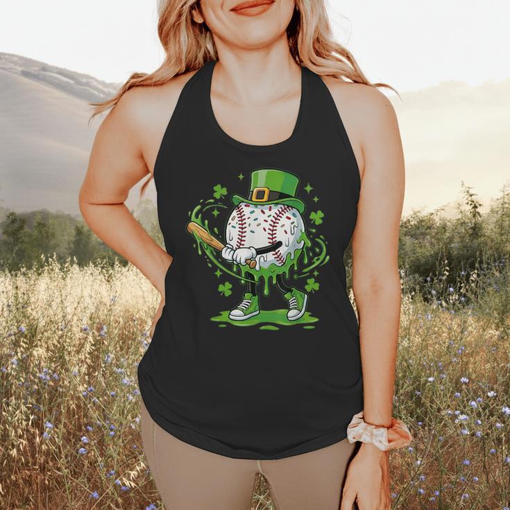 Baseball Drip For Boys Ice Cream Drip Youth St Patricks Day Flowy Tank Baseball Drip For Boys Ice Cream Drip Youth St Patricks Day Flowy Tank