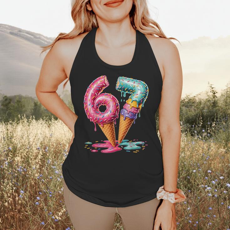 Baseball Drip Ice Cream 67 Flowy Tank Baseball Drip Ice Cream 67 Flowy Tank