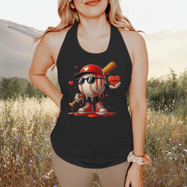 Baseball Drip Ice Cream Apparel Youth Boy Valentine Flowy Tank Baseball Drip Ice Cream Apparel Youth Boy Valentine Flowy Tank