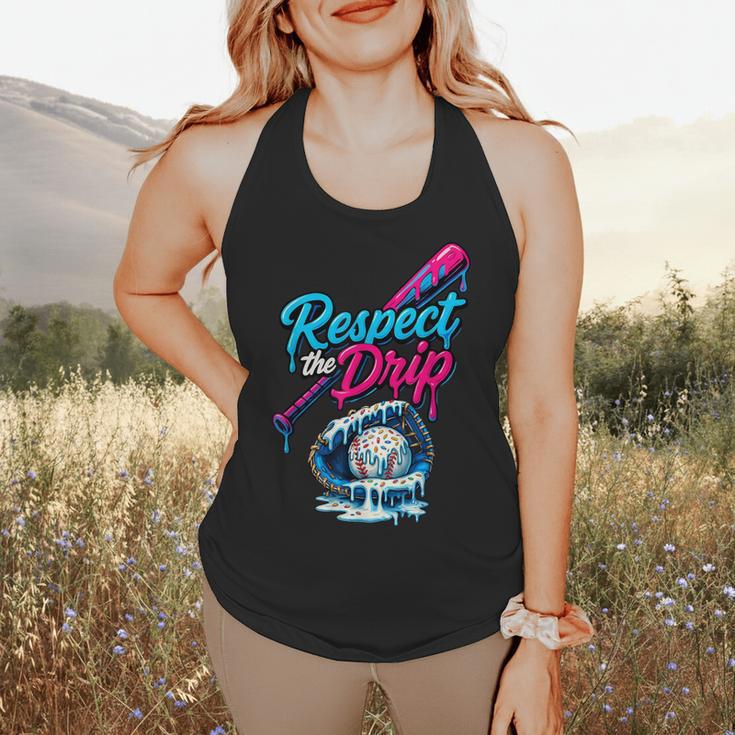 Baseball Drip Ice Cream Sprinkles Youth Boys Baseball Glove Flowy Tank