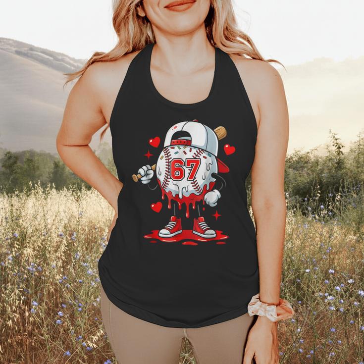 Baseball Drip Icecream Valentine 67 Meme Tees Men Youth Boys Flowy Tank