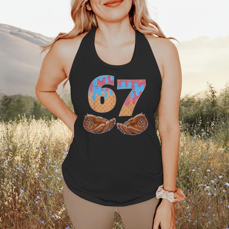 Baseball Drip Number 67 Player Six Seven Meme Flowy Tank Baseball Drip Number 67 Player Six Seven Meme Flowy Tank