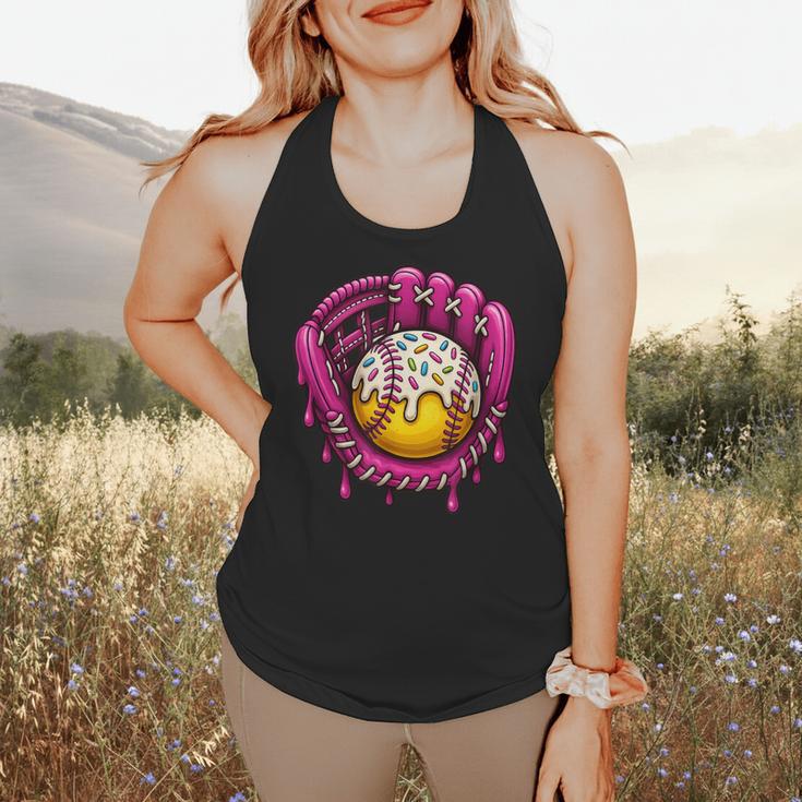 Baseball Drip Pink Glove Respect The Drip Youth Boys Girls Flowy Tank Baseball Drip Pink Glove Respect The Drip Youth Boys Girls Flowy Tank