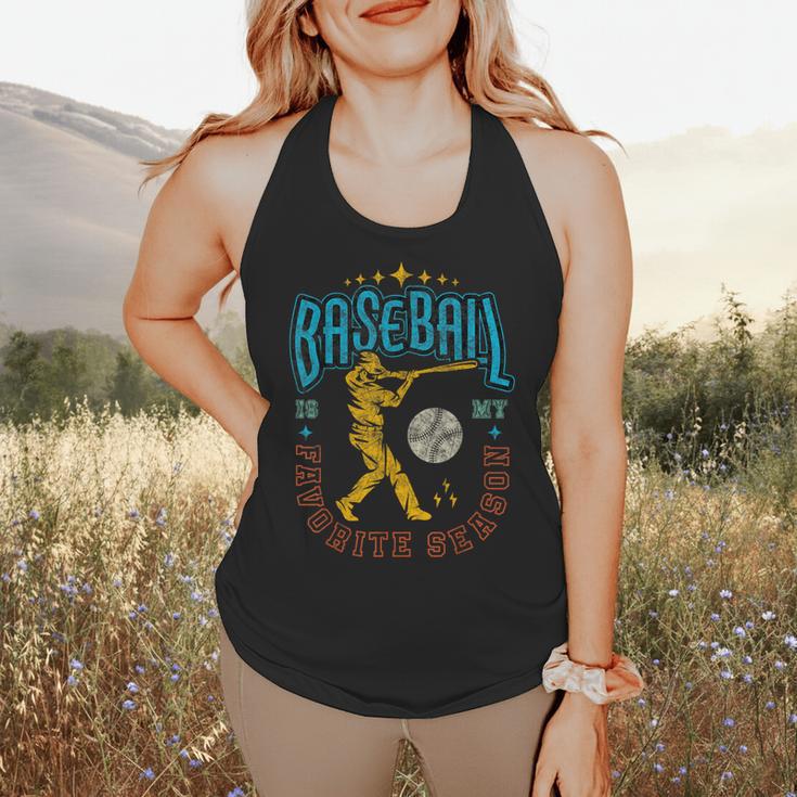Baseball Is My Favorite Season Player Coach Fan Game Day Flowy Tank Baseball Is My Favorite Season Player Coach Fan Game Day Flowy Tank