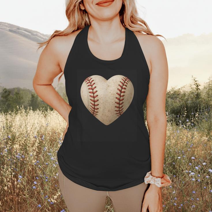 Baseball Heart Shape Valentines Day Love Boys Kids Men Flowy Tank Baseball Heart Shape Valentines Day Love Boys Kids Men Flowy Tank