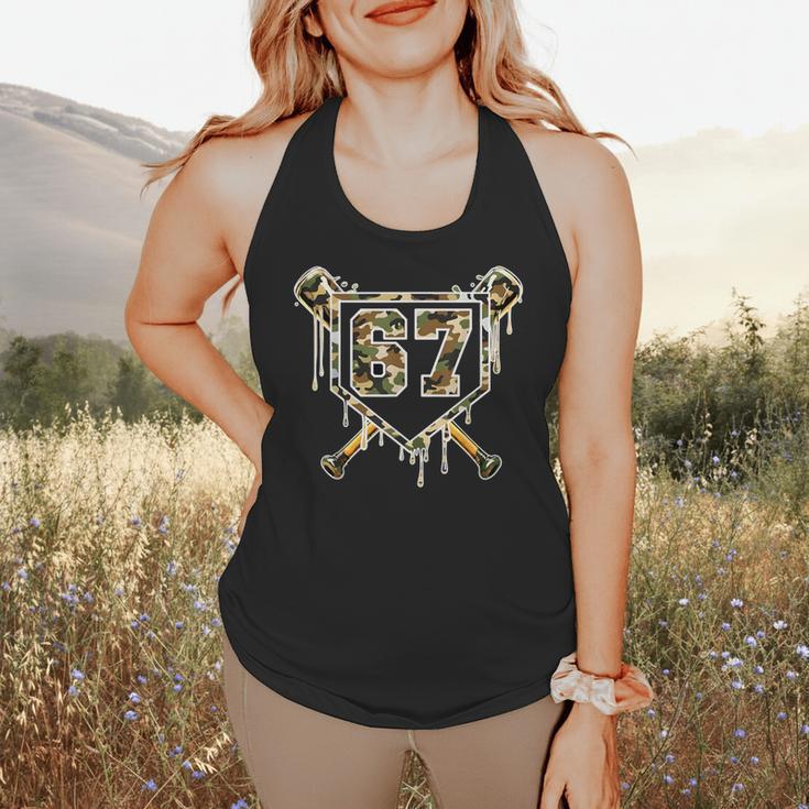 Baseball Ice Cream Drip 67 Camo Six Seven Meme Flowy Tank Baseball Ice Cream Drip 67 Camo Six Seven Meme Flowy Tank